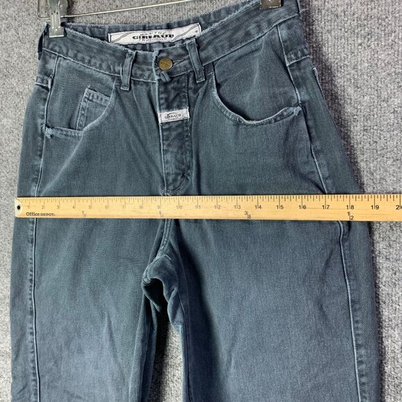 Vintage Marithe Francois‎ Girbaud High-Waisted Denim Jeans Gray Size 5/6 women - Picture 8 of 12